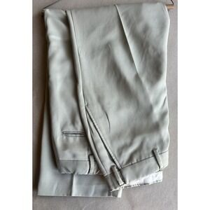 Jos A Bank Leadbetter Golf Pants Flat Front 36 X 29 Champagne Khaki Polyester